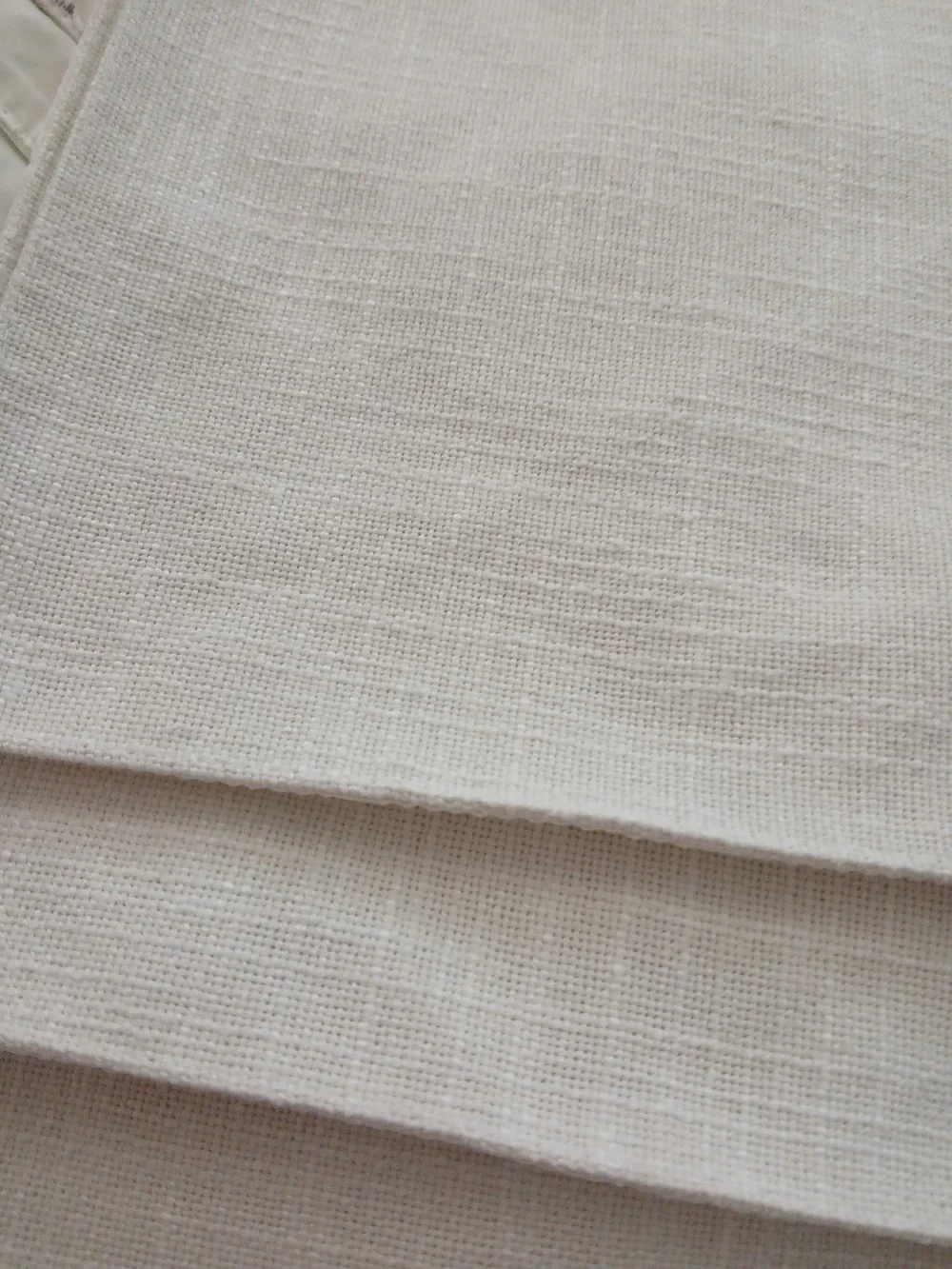 Pier 1 Imports Beige Khaki Cotton 19x13 Placemats Wooden Bohemian Set/5